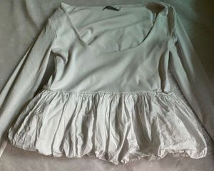 Zara Balloon Viral Long Sleeve Top