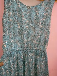 Blue Floral Maxi Dress For Women