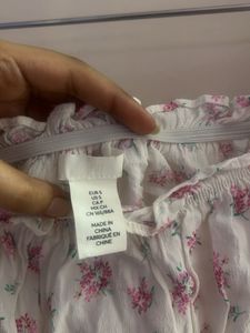 Floral Print Crop Top