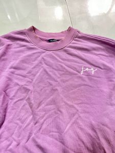 Lilac &#39;Joy&#39; Crewneck Sweatshirt