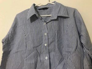 Striped Button-Down Shirt