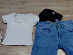 DENIM SHORTS