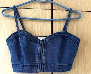 Denim Bralette