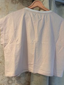 Kenneth Cole Pink Crop Tee, Bust- 34/32