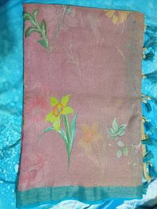 Floral Print Saree