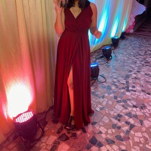 Slit Cocktail Dress