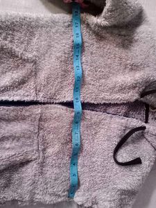 😍Cozy Grey Faux Fur Hoodie😍