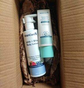 WishCare Skincare Set: Lotion & Sunscreen