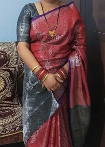 Brand new Beautiful Pattu Silk Saree With Blouse