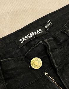 Embellished Black Jeans