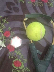 Slingshot with Tennis Ball + Doms Eraser