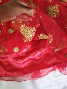 Girls Red Partywear Dress | Function Wear Gown