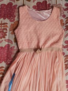 Elegant Pink Maxi Dress