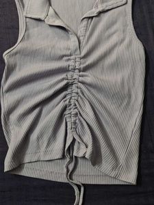 Cute Ribbed Tank Top