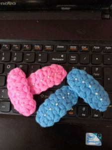Hand Made Crochet Hair Accessories.