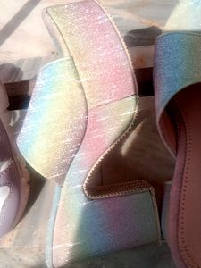 Unicorn 🦄 Shimmery Block Heels
