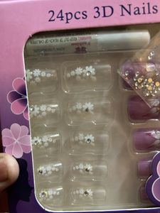 24pcs 3D Nails Set