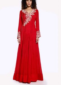 Red Anarkali Suit For Women