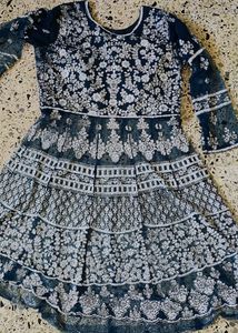 Heavy Peplum Kurta With Gharara Dupatta