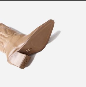 Bronx Cowboy Knee-Length Leather Boots