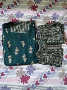 Summer Special Green Colour With Koti Gown