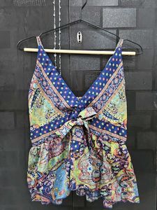 Desi Baddie Y2K Low-Cut Top