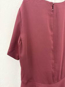 Layered Maroon Top