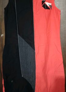 Color Block Sleeveless Dress