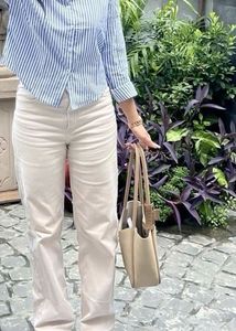 Beige Jeans