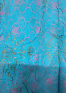 Teal Embroidered Kurti