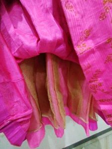 (3 Piece) 🎀Pink Floral Wedding Long Gown Set. 🌸