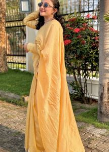 Elegant Yellow Saree