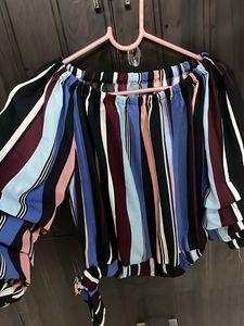 Multi Colour Crop Top