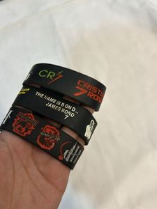 3 Bands - harry Potter, Ronaldo, James Bond
