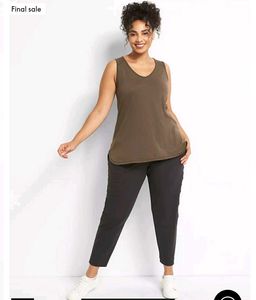 Brown Sleeveless Tank Top