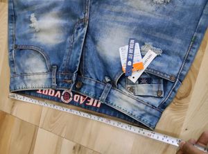 Pure Cotton, Brand New 32waist Ripped Jeans