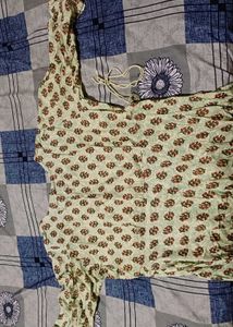 Floral Embroidered Kurti - XL