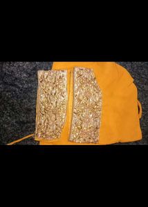 Wonderfully Worked Saree With Heavy Stone Work