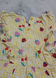 Yellow Baby Girl Frock...