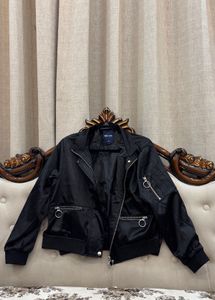 Black Bomber Jacket