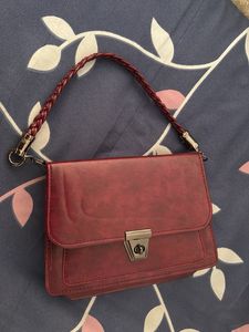 Burgundy Crossbody Bag