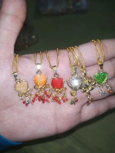 Beautiful Different Pendants With Chain ⛓️