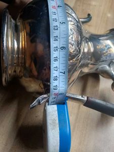 Antique Silver Plated Hand Engraved Tea Coffee Pot