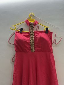 Elegant Pink Ethnic Gown/Anarkali