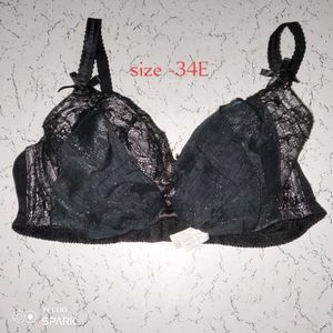 Elegant Black Lace Bra