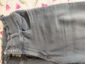 Gray Denim Jeans