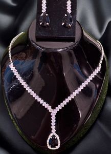 Celestial Droplet Necklace Set