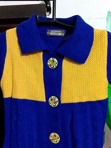 Vintage Two-Tone Cardigan
