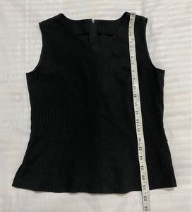 Sleeveless Black Top