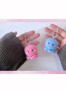 Crochet Octopus Keychain
